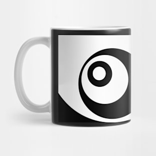 Abstract pattern - black and white. Mug